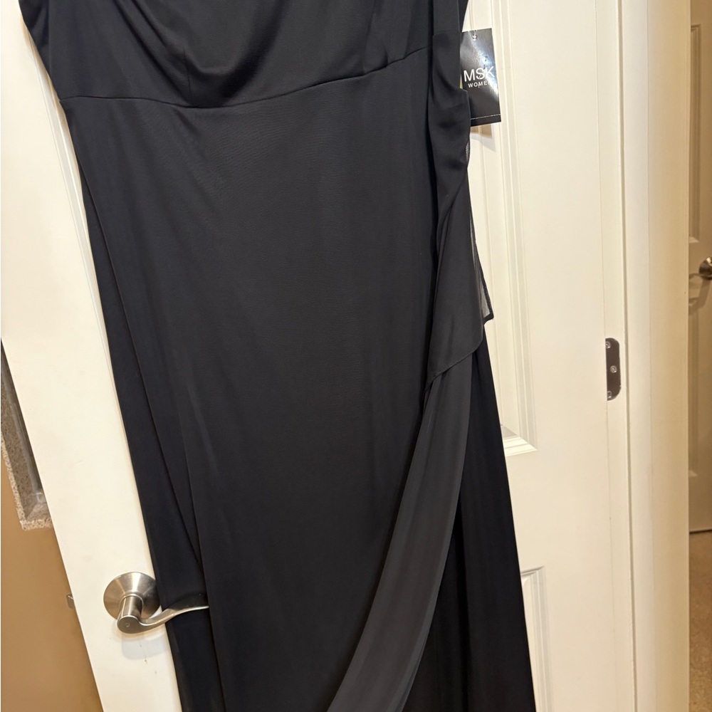 MSK Black Evening Dress - Picture 5 of 9
